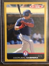 2019 Topps Total #796C Asdrubal Cabrera Texas Rangers 1/1