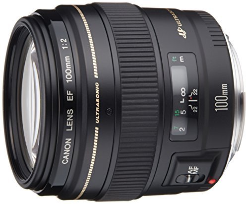 Canon Single Focus Medium Telephoto Lens EF100mm F2 USM Full Size Compatible - Picture 1 of 2