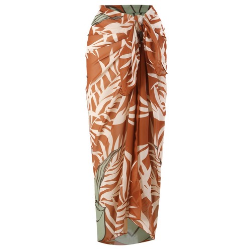 Women 2 Piece Swimsuit with Beach Cover up Wrap Skirt Floral Bikini Set Swimwear - Picture 111 of 198