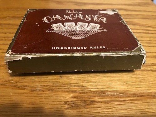 Vintage Blackstone Canasta Spielkarten Westie Terrier - 2 volle Decks mit Jokern - Bild 7 von 7