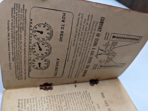 Antique 1898 The Comfort of Cooking and Heating by Gas Nashua 325 Recipes - Picture 6 of 17