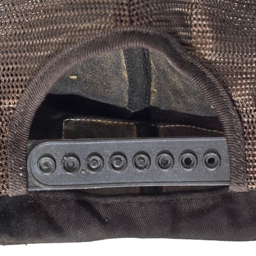 De colección Marrón Carro Alfombras Malla Camionero Sombrero Snapback ANGUSTIADO Leer - Imagen 3 de 22