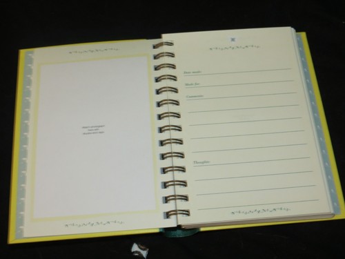 Quilt Journal Book Record Each Quilt's Story Quilt Care Hardcover Spiral Notes - Bild 2 von 4