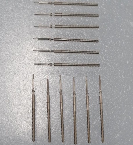 Juego de 10 vástagos de cuerda de reloj barra vástagos de reloj para YM62 YM92 pieza de movimiento de reloj - Imagen 3 de 4