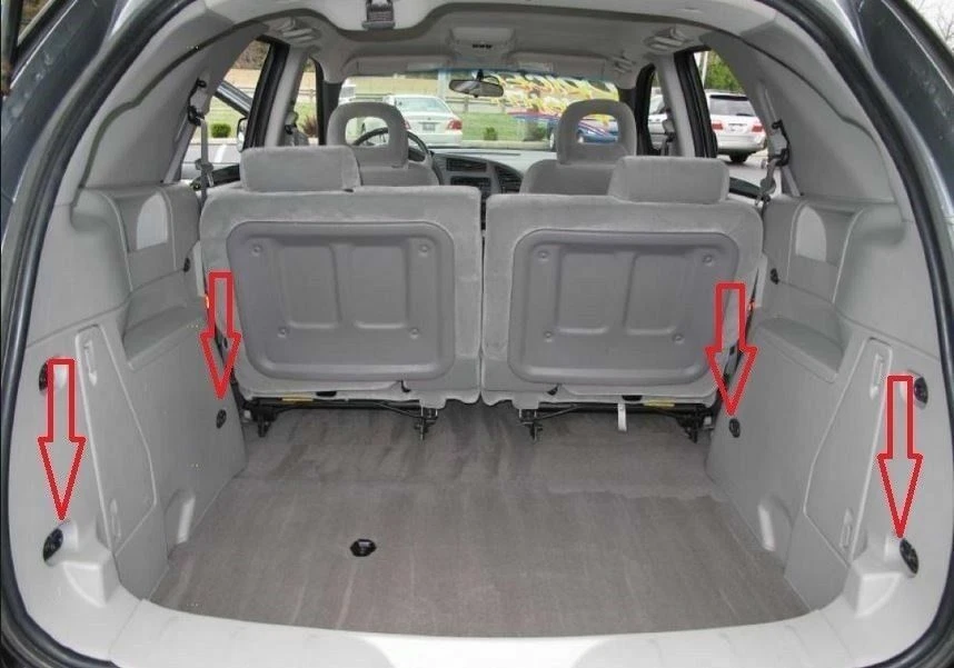 Red de carga de malla estilo piso maletero trasero para Buick Rendezvous 2002-2007 nueva Foto 2 de 4