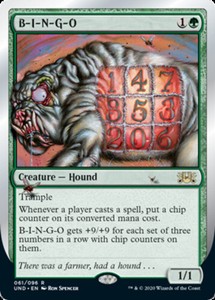 B-I-N-G-O x4 - Unsanctioned - NM-Mint, English - Unsanctioned