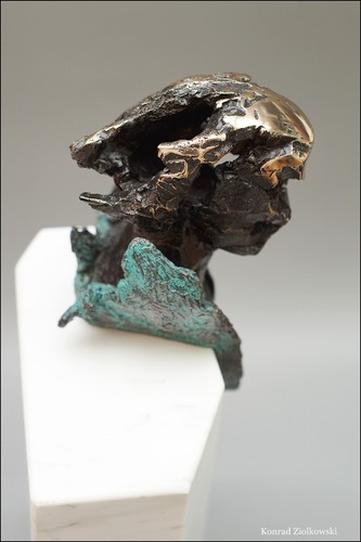 TYRMED , bronze sculpture, marble and patinated bronze.Konrad Ziolkowski - 第 4/6 張圖片