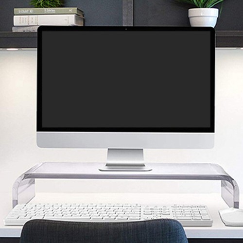 Support Clavier Bureau Ordinateur Rehausse Support Moniteur Booster - Photo 7/12