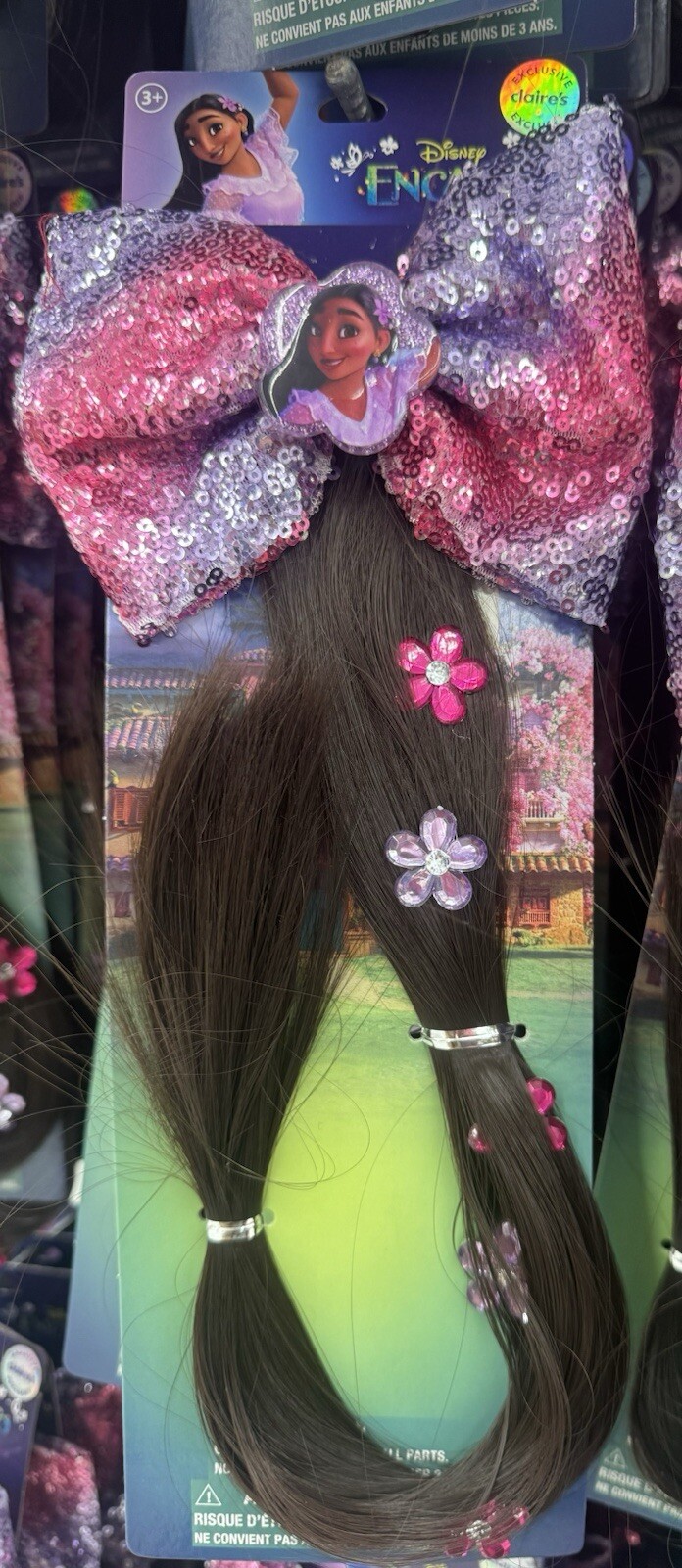 Brand New Claire’s Disney Encanto Braided Ponytail Sparkly Hair Clip eBay