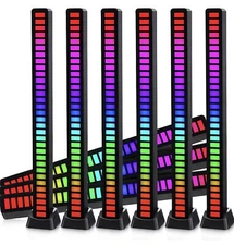 8 PACK, Rechargeable Music Rhythm Voice Light Bar