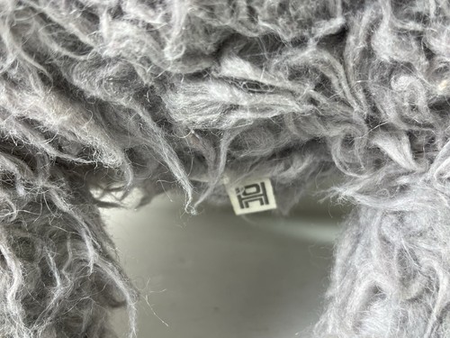 Rare Urban Outfitters Yeti Plush Throw Pillow Soft Toy Large Gray 20 inches - Picture 4 of 4