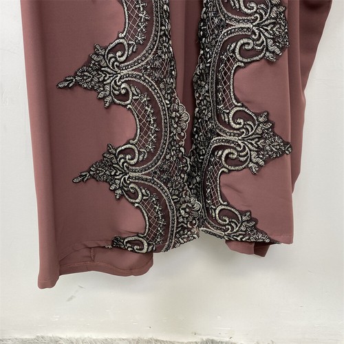 Vestido kimono abierto manga ala murciélago Dubai Abaya mujer musulmana túnica farasha caftán - Imagen 41 de 69