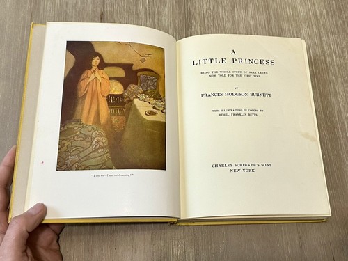 A Little Princess by Frances Hodgson Burnett 1938 HC / Vintage - Foto 2 di 12