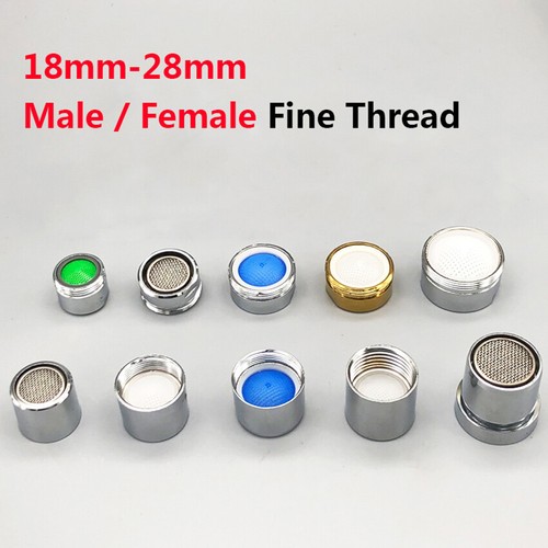 Faucet Aerator Bubbler Nozzle Filter Male/Female Fine Thread Replacement 18-28mm