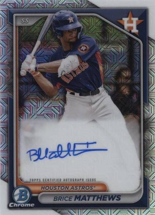 2024 Bowman Chrome - Brice Matthews #BMA-BM - 1 of 1