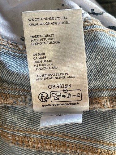 WE THE FREE X FREE PEOPLE GOOD LUCK MID RISE BARREL JEANS NEW MOON SIZE 26 $178 - Picture 13 of 13