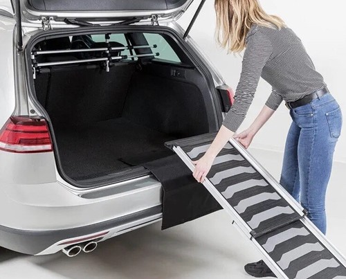 TRIXIE Heavy Duty 69" Telescoping Pet Ramp Lightweight Aluminum Portable - Picture 2 of 8