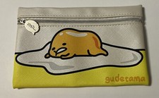 gudetama by Sanrio Ipsy Meh Lazy Egg Makeup Bag/ Accessory Bag