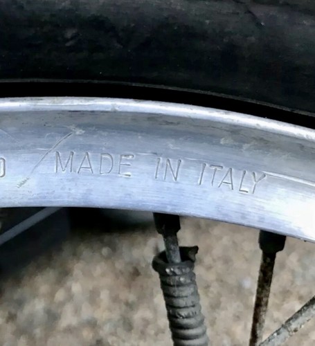 Borrani 18x2 1/4 40 AHRMA racing motorcycle wheel Vintage - Picture 9 of 10