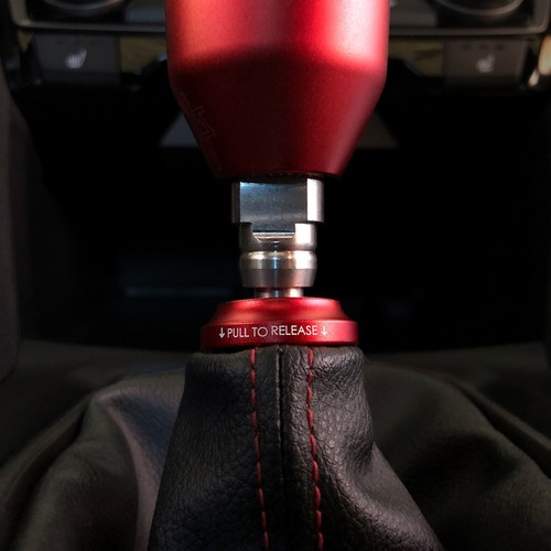 Cuello de bota de cambio ACUITY 1924-K4 Most Acura/Honda - rojo satinado aluminio - Imagen 24 de 24
