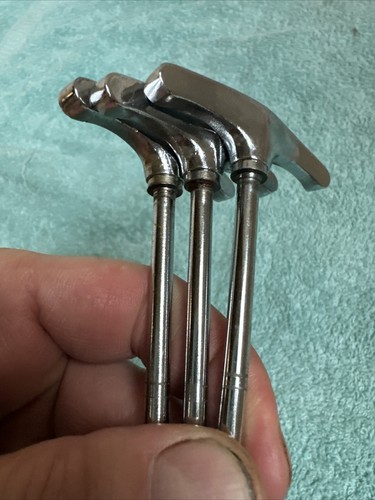 One Vintage 70s Ludwig Bass Drum T Tension Rod - 6 1/8” ( 6 13/16” Tip to Tip) - Picture 8 of 10