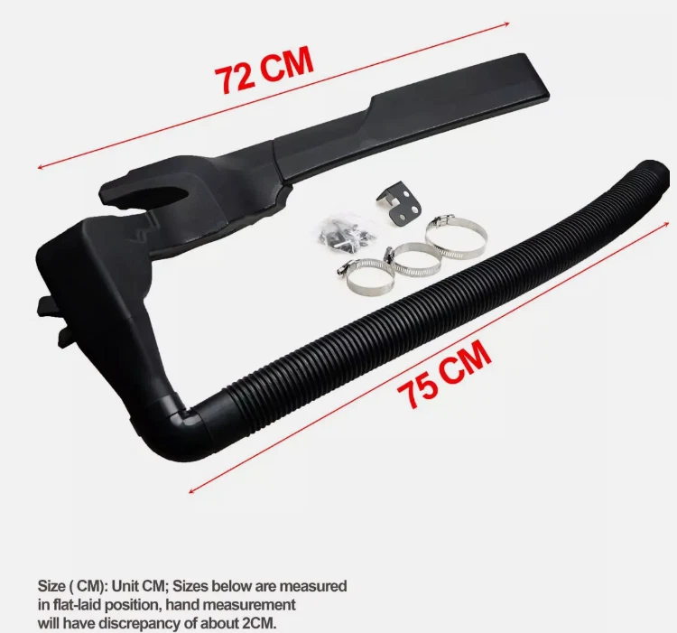 Kit de snorkel de vehículo para Suzuki Jimny JB74 JC74 1,5 L K15B 2018-ON (sin taladro) Foto 2 de 4