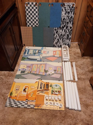 Vintage 1987 Mattel Barbie TownHouse Elevator Over 3ft. Incomplete Set