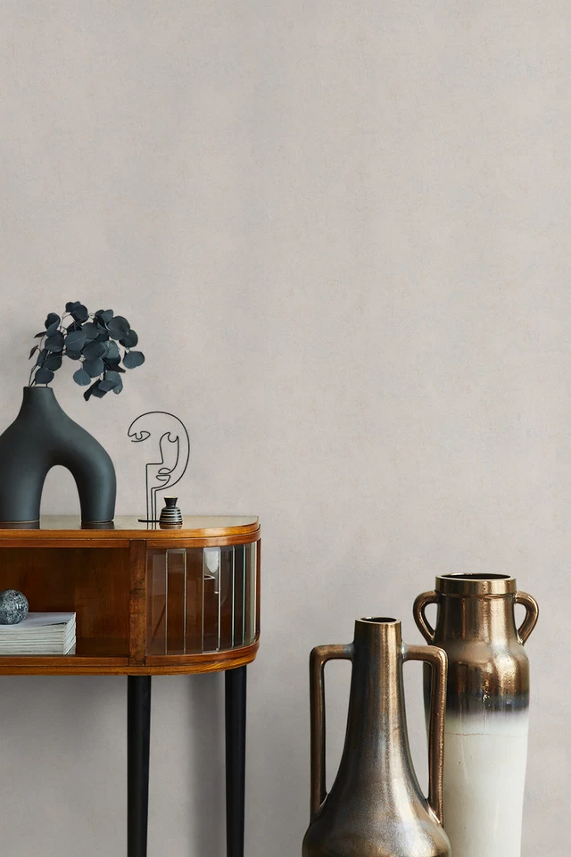 Wallpaper White Textured Living Room Bedroom MADE IN GERMANY 10.05x0.53 - Image 2 of 4