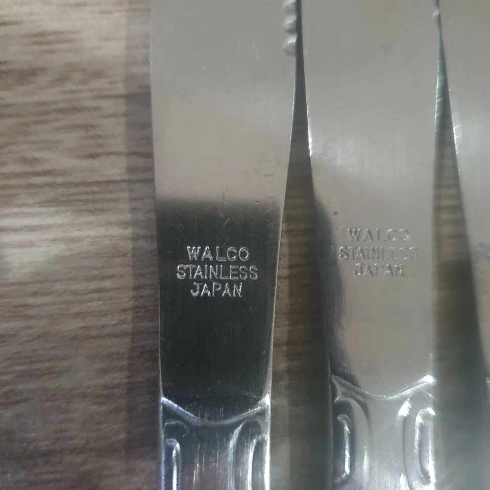 Cuchillos y tenedores cubiertos de acero inoxidable Walco 21 piezas Foto 4 de 4