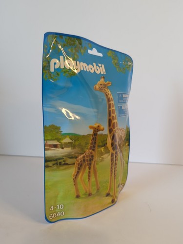 Playmobil Zoo Animales Jirafa con Juego de Becerro # 6640 NUEVO - Imagen 2 de 4