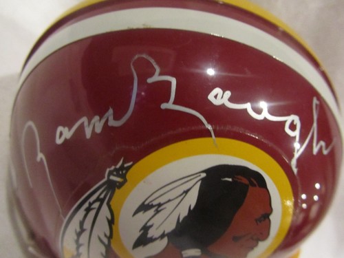 Sammy Baugh & Eddie LeBaron Autographed Washington Redskins Mini Helmet-JSA Cert - Picture 3 of 8