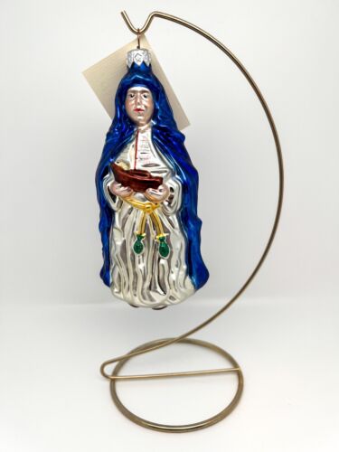 1996 Patricia Breen "Saint Ursula" RETIRED Handmade Glass Ornament #9640 - Picture 2 of 7