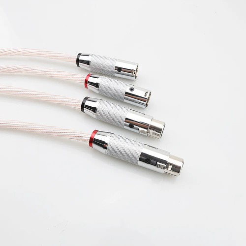 Par Amplificador de Cable Equilibrado HiFi 7n OCC y Plateado Mixto HiFi 3 Pin XLR - Imagen 2 de 9