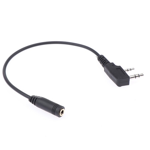 2 Pin K1 To 3.5MM Female Audio Earphone Transfer Cable For TYT For UV5R 888S _SE - Picture 9 of 10