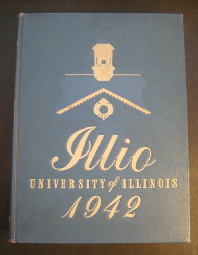 1942 Illio University of Illinois Yearbook Champaign, Illinois - Picture 1 of 12