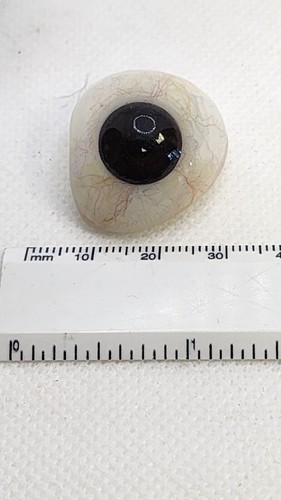 AO unvollendete dunkelbraune Augenprothese "Glas" - Bild 9 von 11