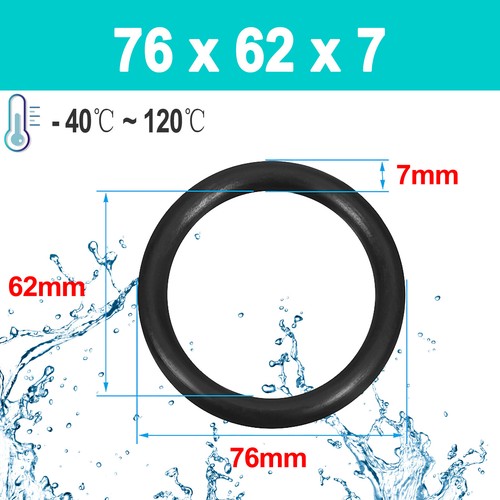 Guarnizioni Guarnizione Rondella O Rings 7mm Spessore Cavo 16mm-740mm ID NBR 70 Nero 7,0mm - Foto 42 di 166