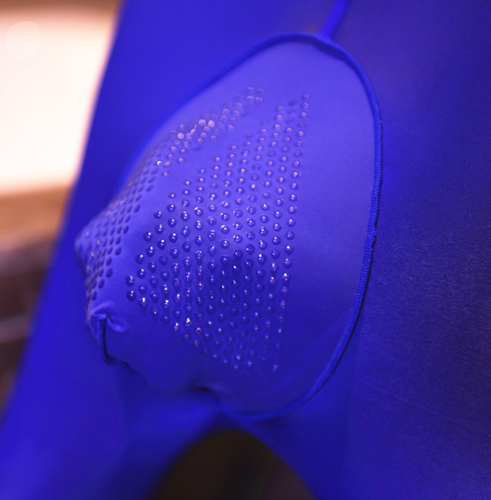 Pantimedias transparentes brillantes elásticas altas brillantes al aceite para hombre Plus - Imagen 6 de 32