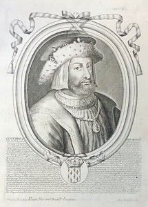 Clotaire II Roi de France par Nicolas II de Larmessin C 1686