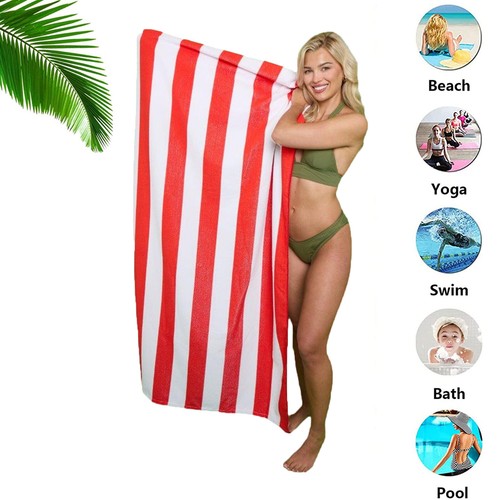 Jumbo Beach Towel Quick Dry Extra Large Bath Sheet Lightweight Sand Free Towels - Picture 80 of 234