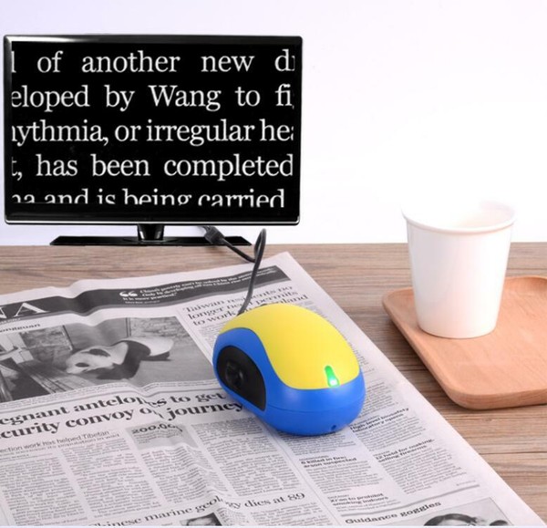 Digital Electronic Mouse Magnifier Low Vision Reading Aids TV Output Up
