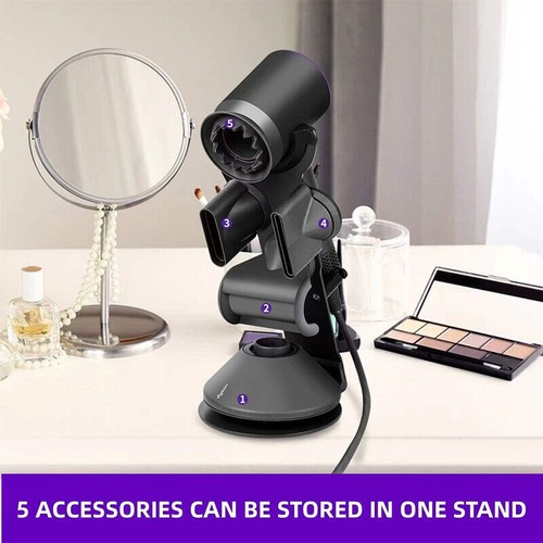 Aluminium Hair Dryer Holder Stand For Dyson Supersonic 5 Hair Dryer Attachments - Picture 7 of 14