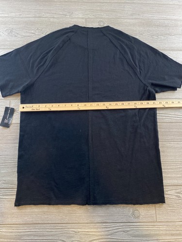 INC International Concepts Basic Tee in Deep Black MSRP $24.50 NWT - Picture 5 of 10