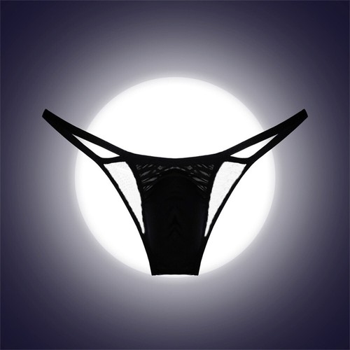 Tanga de bikini de malla transparente de altura baja para hombres calzoncillos de cuerda en G tanga ropa interior - Imagen 14 de 15