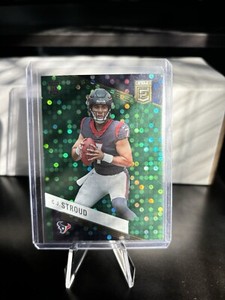 2023 Donruss Elite CJ Stroud Green Disco Parallel SP Rookie RC #112 Texans