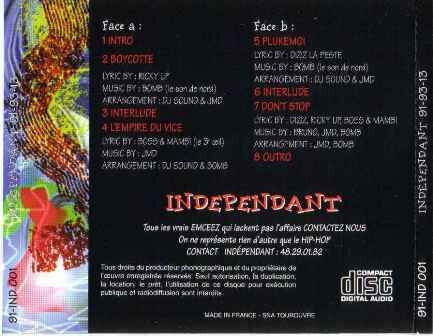 Indépendant 91-93-13 Indépendant - Dédicacé - LP 33T - Picture 2 of 2