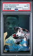 1997 Flair Showcase Row 2 Legacy Collection 94/100 Jamal Anderson #69 PSA 8