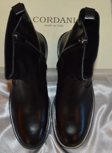Cordani Blaize Black Leather Boots - Made in Italy - Designer - NIB - Size 8½ - Picture 4 of 22