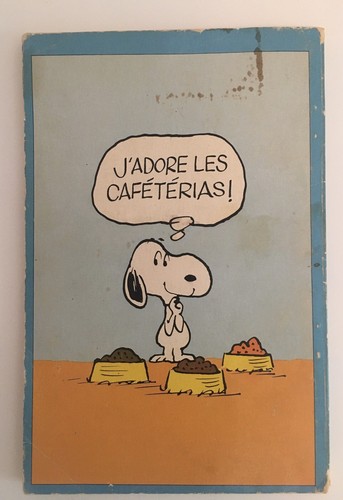 Peanuts Book French Language Te us dans le vent, Charlie Brown Paperback 1972 - Picture 2 of 12