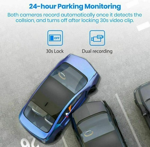 AUTO-VOX OEM Rear View 9.35'' Mirror Camera 1080P Full Touch Screen Dash Cam US - Picture 6 of 9
